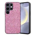 For Samsung Galaxy S23 Ultra 5G Glitter Powder TPU Hybrid PC Phone Case(Pink)