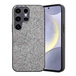 For Samsung Galaxy S23 Ultra 5G Glitter Powder TPU Hybrid PC Phone Case(Silver)