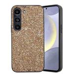 For Samsung Galaxy S23+ 5G Glitter Powder TPU Hybrid PC Phone Case(Gold)