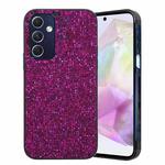 For Samsung Galaxy A34 5G Glitter Powder TPU Hybrid PC Phone Case(Purple)