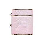 For AirPods 2 / 1 Cylindrical Ball Texture Bluetooth Earphone Protective Case(Light Pink)
