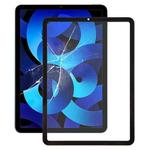 For iPad Air 5 Front Screen Outer Glass Lens with OCA Optically Clear Adhesive(Black)