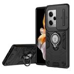 For Xiaomi Redmi Note 12 Pro 5G Camshield Ring Holder Phone Case(Black)