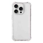 For iPhone 15 Pro Acrylic Color Point Transparent Phone Case(White)