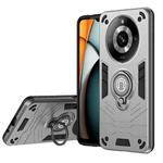 For Realme 11 Pro / 11 Pro+ Ring Holder Phone Case(Grey)