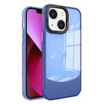 For iPhone 14 / 13 Two-color High Transparency Skin Feel TPU Phone Case(Blue)