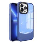 For iPhone 13 Pro Two-color High Transparency Skin Feel TPU Phone Case(Blue)