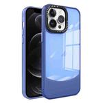 For iPhone 12 / 12 Pro Two-color High Transparency Skin Feel TPU Phone Case(Blue)