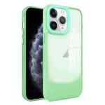 For iPhone 11 Pro Max Two-color High Transparency Skin Feel TPU Phone Case(Green)