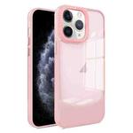 For iPhone 11 Pro Two-color High Transparency Skin Feel TPU Phone Case(Pink)