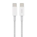 ROCK Z20 60W USB-C / Type-C to USB-C / Type-C Fast Charging Data Cable, Length:1m(Grey White)