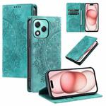 For Honor 400 Lite Totem Embossed Magnetic Leather Phone Case(Green)