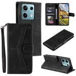 For Motorola Edge 60 Fusion Nail Skin Feel Stitching Calf Texture Leather Phone Case(Black)