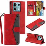 For Motorola Edge 60 Fusion Nail Skin Feel Stitching Calf Texture Leather Phone Case(Red)