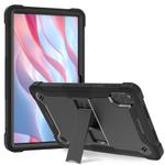 For Honor Pad X9 Shockproof Silicone Hybrid PC Tablet Case with Holder(Black)