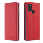 For Samsung Galaxy A21s Forwenw Dream Series Oil Edge Strong Magnetism Horizontal Flip Leather Case with Holder & Card Slots & Wallet & Photo Frame(Red)