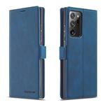 For Samsung Galaxy Note20 Forwenw Dream Series Oil Edge Strong Magnetism Horizontal Flip Leather Case with Holder & Card Slots & Wallet & Photo Frame(Blue)