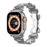 For Apple Watch Ultra 2 49mm Y Type Pure Titanium Watch Band(Grey)