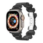 For Apple Watch Ultra 49mm Y Type Pure Titanium Watch Band(Black)