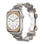 For Apple Watch SE 2022 44mm Y Type Pure Titanium Watch Band(Titanium)