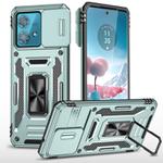 For Motorola Edge 40 Neo Armor PC + TPU Camera Shield Phone Case(Alpine Green)