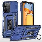 For Xiaomi Poco X6 Pro/Redmi K70E Armor PC + TPU Camera Shield Phone Case(Navy Blue)