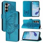 For itel A95 5G Embossed Butterfly Leather Phone Case(Blue)
