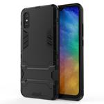 For Xiaomi Redmi 9A PC + TPU Shockproof Protective Case with Holder(Black)