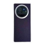 For vivo X Fold3 Pro Kevlar Carbon Fiber Ultra-thin Shockproof Phone Case(Purple)