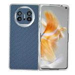 For Huawei Mate X3 / X5 Kevlar Carbon Fiber Ultra-thin Shockproof Phone Case(Blue)