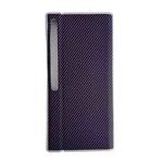 For Huawei Mate XS 2 Kevlar Carbon Fiber Ultra-thin Shockproof Phone Case(Purple)