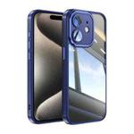 For iPhone 12 Acrylic Hybrid TPU Armor Shockproof Phone Case(Blue)