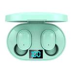 E6S LED Display TWS Wireless Bluetooth Earphone(Green)