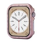 For Apple Watch Series 6 / 5 / 4 / SE 44mm Aluminum Alloy Watch Frame Case(Pink)