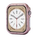 For Apple Watch Series 9 / 8 / 7 45mm Aluminum Alloy Watch Frame Case(Pink)