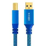 Printer / Hard Disk USB 3.0 A Male to B Male Connector Cable, Length:0.3m(Blue)