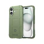 For iPhone 16 Full Coverage Shockproof TPU Phone Case(Green)