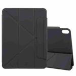 For iPad Air 13 2024 Y-Shape Double-sided Clip Magnetic Smart Tablet Case(Black)