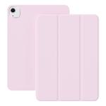 For iPad Air 11 2024 / 5 / 4 Ultra-thin Double-sided Clip Magnetic Smart Tablet Case(Pink)