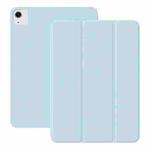 For iPad Air 13 2024 Ultra-thin Double-sided Clip Magnetic Smart Tablet Case(Sky Blue)