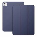 For iPad Air 13 2024 / Pro 12.9 2022/2021 Ultra-thin Double-sided Clip Magnetic Smart Tablet Case(Dark Blue)