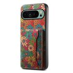 For Google Pixel 9 Card Slot Holder Phone Case(Spring Green)