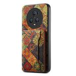 For Honor Magic5 Pro Card Slot Holder Phone Case(Autumn Yellow)