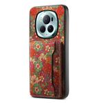 For Honor Magic6 Pro Card Slot Holder Phone Case(Summer Red)