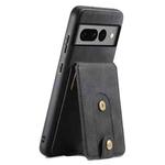 For Google Pixel 7 Pro 5G Denior D14 NK Retro Pattern MagSafe Magnetic Card Holder Leather Phone Case(Black)