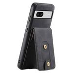 For Google Pixel 7a Denior D14 NK Retro Pattern MagSafe Magnetic Card Holder Leather Phone Case(Black)