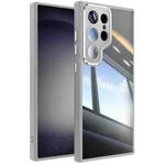 For Samsung Galaxy S23 Ultra 5G Acrylic Hybrid TPU Armor Shockproof Phone Case(Grey)