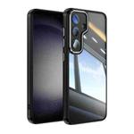 For Samsung Galaxy S24 FE 5G Acrylic Hybrid TPU Armor Shockproof Phone Case(Black)