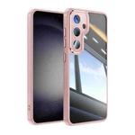 For Samsung Galaxy S24 FE 5G Acrylic Hybrid TPU Armor Shockproof Phone Case(Pink)
