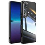 For Sony Xperia 1 VI Acrylic Hybrid TPU Armor Shockproof Phone Case(Black)